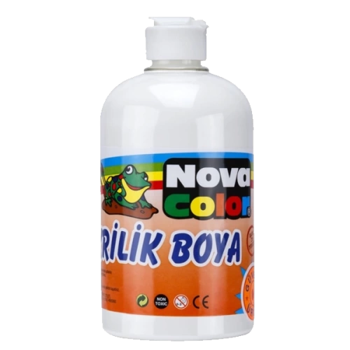 Nova Color Akrilik Boya 500 GR Beyaz NC-385