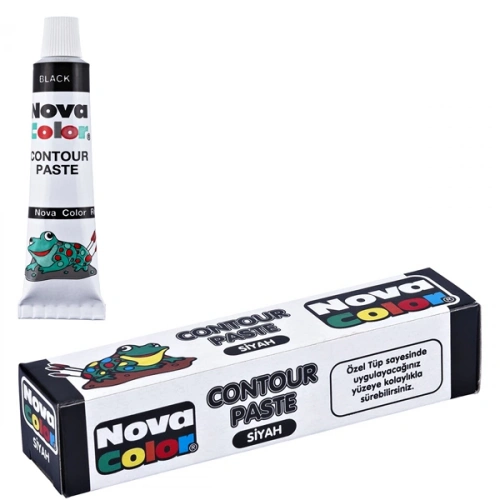 Nova Color Kontür Paste Siyah Nc-184