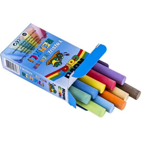 Nova Color Tebeşir Tozsuz 10 Lu Renkli NC-4111