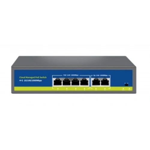 Nova Nvc-s21-4gp2g 4 Port 2 Uplink Full Gigabit Cloud Poe Switch