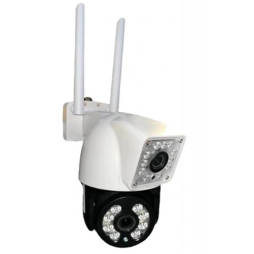 OKam O-Kam-3011 Çift Kameralı Full HD 4 MP Gece Görüşlü IP Wi-Fi PTZ Güvenlik Kamerası