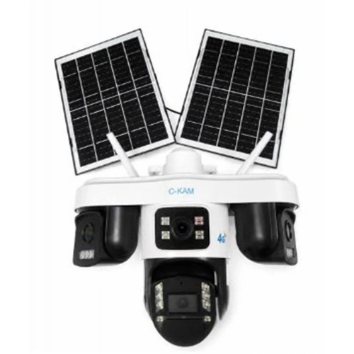 Okam O-kam Ok-s-337 Premium Aov 4g 4 Lens Solar Ptz Kamera