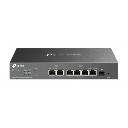 Omada Tp-link Er707-m2 Gigabit Multi-wan 2x 2.5g Port 6x Wan Port Sdn Vpn Router