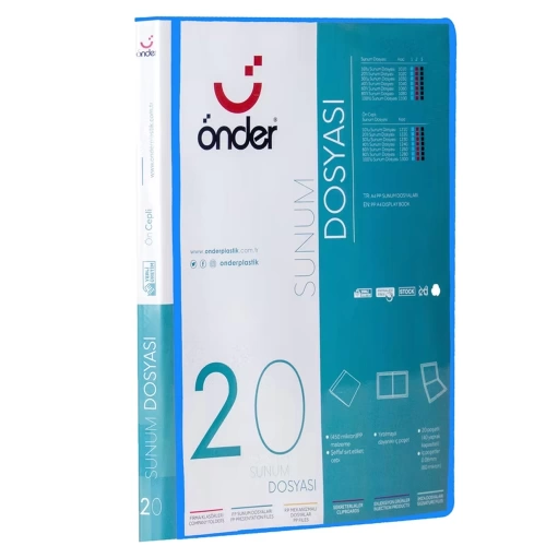 Önder Katalog (Sunum) Dosyası PP Öncepli 20 Li Siyah 1220-3
