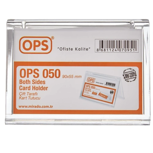 Ops Sergileme Ürünü 2 Taraflı Yatay Tutuculu Kartvizitlik Dp 050