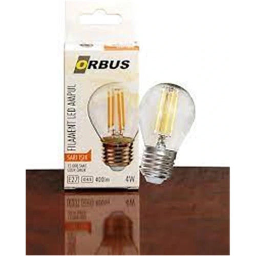 Orbus Orb-gc45 Mum 4w E27 Şeffaf Dekoratif Led Filament Ampul