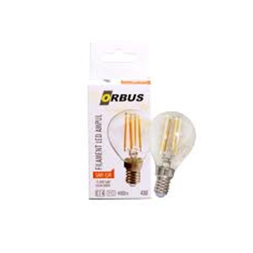 Orbus Orb-pc45 Mum 4w E14 Şeffaf Dekoratif Led Ampul 400 Lm Ra80 220-240v-50hz