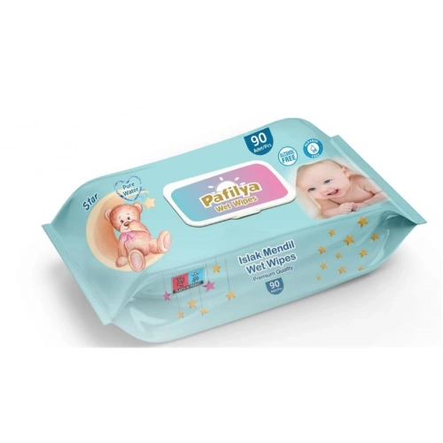 Pafilya Star Bebek Islak Havlu 90 Lı  (alcohol Free- Paraben Free) Premium Quality Wet Wipes