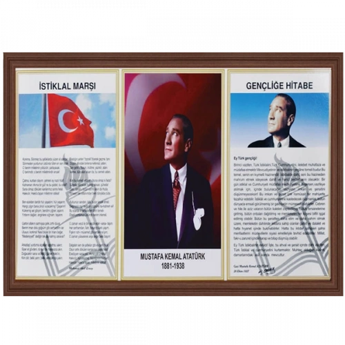 Panda Milli Levha 3 Lü Mdf Çerceve 45x90 Mm Pan424