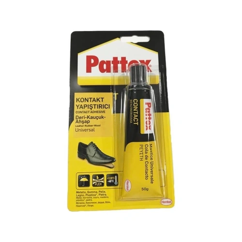 Pattex Deri Kauçuk Ahşap Yapıştırıcı 50g Tüp