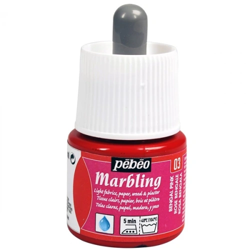 Pebeo Ebru Boyası Marbling 45 Ml Bengal Pink 130*03