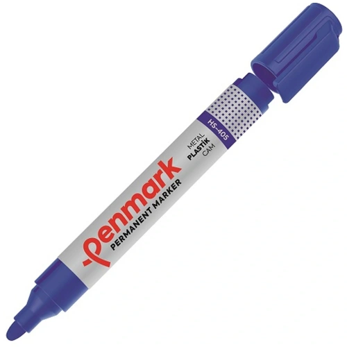 Penmark Markör Permanent Yuvarlak Uç Mavi Hs-405