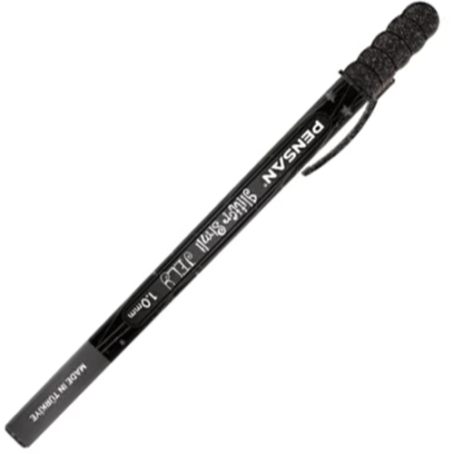 Pensan Jel Kalem Jely 1.0 MM Glıtter Simli Siyah 2800