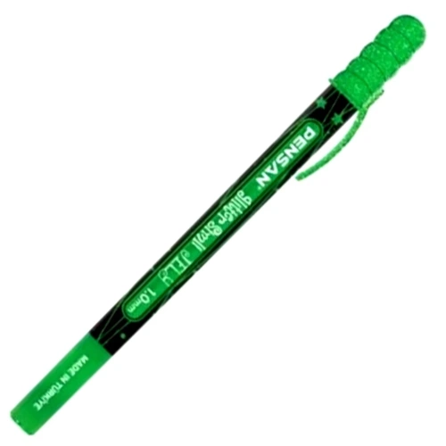 Pensan Jel Kalem Jely 1.0 MM Glıtter Simli Yeşil 2800