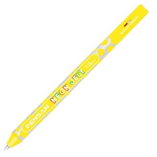 Pensan Jel Kalem Jely 1.0 MM Neon Sarı 2801