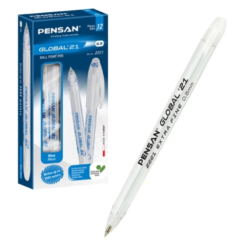 Pensan Tükenmez Kalem Global 0.5 MM Siyah 2221