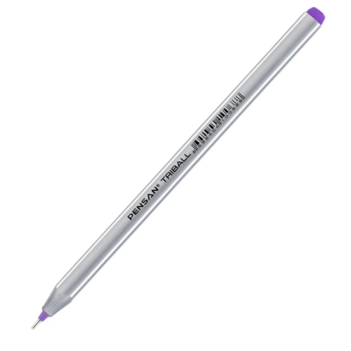 Pensan Tükenmez Kalem Triball 1.0 MM Bilye Uç Mor 12 Lİ 1003