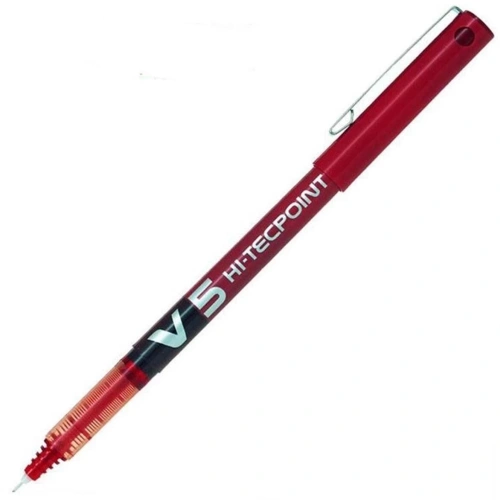Pilot Roller Kalem Hi-tecpoint İğne Uç 0.5 Mm Kırmızı Bx-v5-r