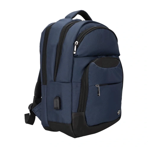 Plm Monza-usb Lacivert 15.6 Notebook Sırt Çantası