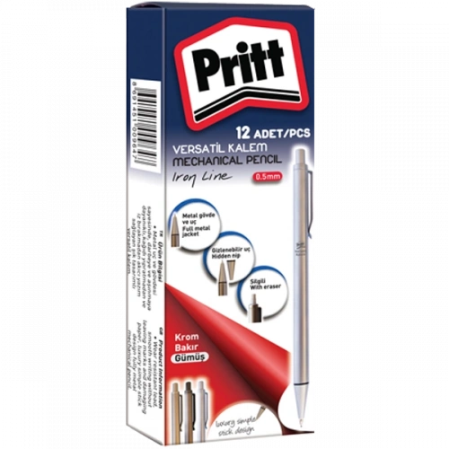 Pritt Versatil Kalem İron Line 0.5 Mm Gümüş 3705