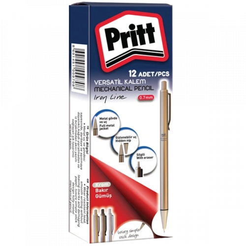 Pritt Versatil Kalem İron Line 0.7 Mm Krom 3707