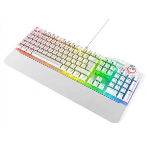 Rampage Hydra R6 Full Color Rgb Led Beyaz Gaming Pro Red Switch Q Aluminyum Kaplama  Mekanik Klavye
