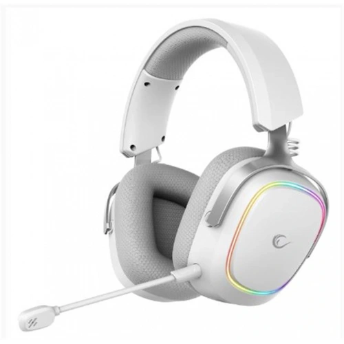 Rampage Retsu Beyaz-gri Kablosuz 2.4g+ Bluetooth Kumaş  Deri  Earpad Mikrofonlu Oyuncu Kulaklığı