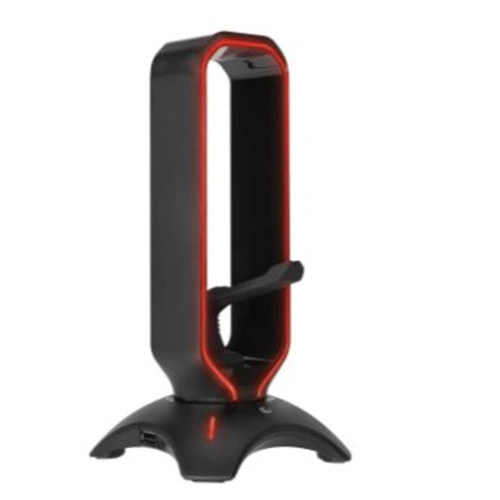 Rampage Rm-h66 Guard Siyah Rgb Işıklı 2-usb Port Kulaklık İçin Stand