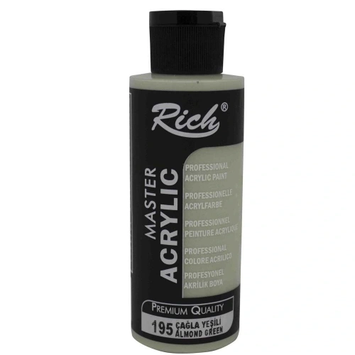 Rich Akrilik Boya Master 120 Cc Çağla Yeşili 120-195