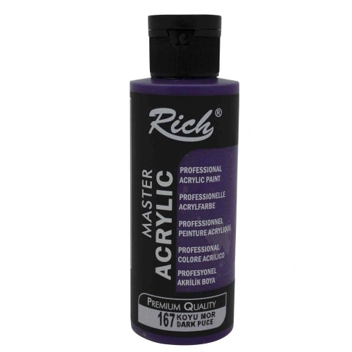 Rich Akrilik Boya Master 120 Cc Koyu Mor 120-167