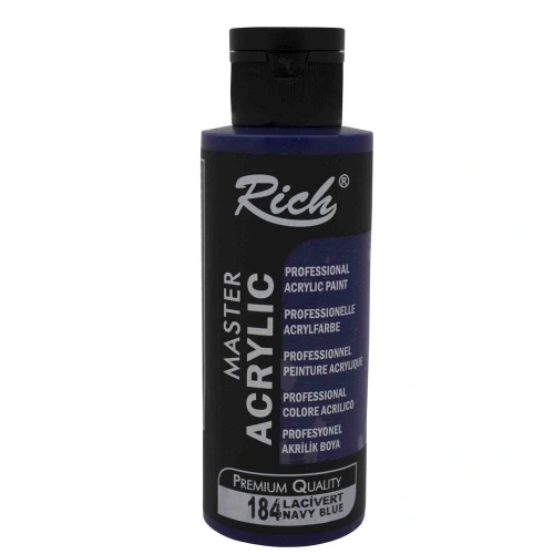 Rich Akrilik Boya Master 120 Cc Lacivert 120-184