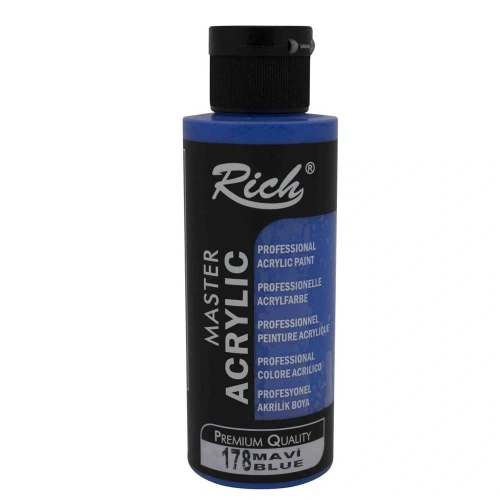 Rich Akrilik Boya Master 120 Cc Mavi 120-178