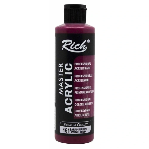 Rich Akrilik Boya Master 120 Cc Şarap Kırmızı 161