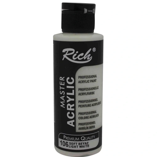 Rich Akrilik Boya Master 120 Cc Soft Beyaz 120-106
