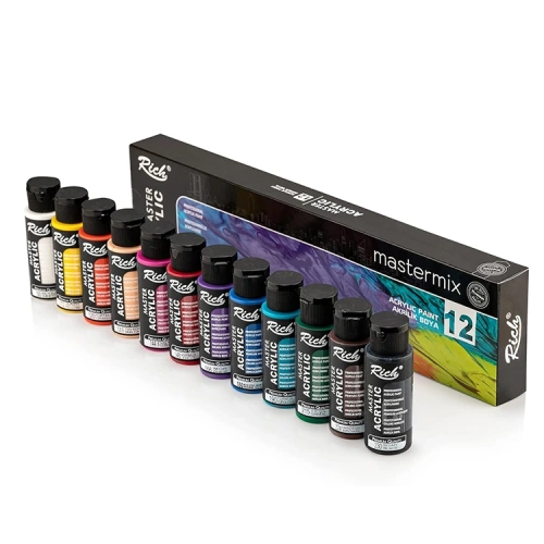Rich Akrilik Boya Master-mix 60 Cc 12 Li