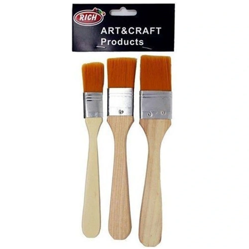 Rich Fırça Ekonomik Set Sarı Kıl 3 Lü