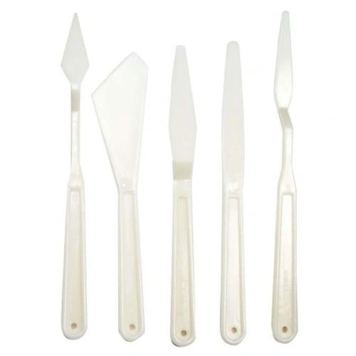 Rich Spatula Plastik 5 Li Set Beyaz 11248