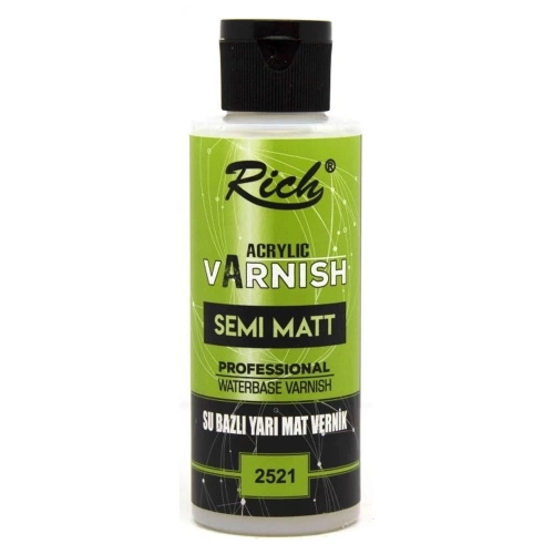 Rich Vernik Su Bazlı Yarı Mat High Gloss 120 CC 120-2521