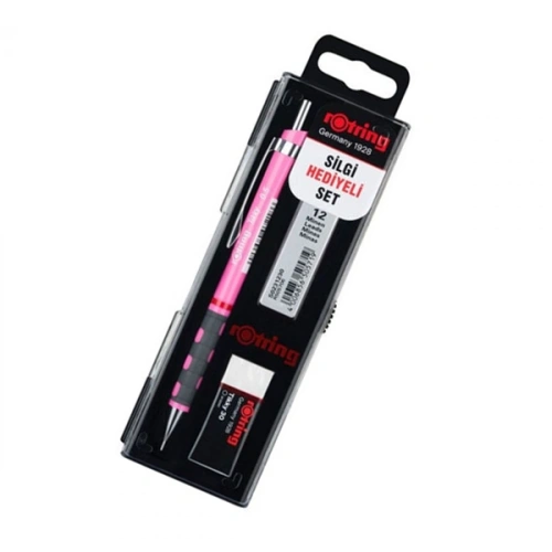 Rotring Okul Seti Versatil+min Silgi Hediyeli 0.5 Mm Fosforlu Pembe Ro-kk07-05fp