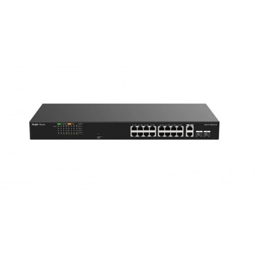 Ruijie-reyee Rg-es118fgs-lp 16 Port Poe+ 2 Port 10-100-1000 Mbps + 2 Port Sfp 120w