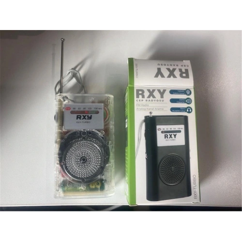 Rxy Fm Ceb Radyosu (dahili Hoparlör-stero Kulaklık Çıkışı-yüksek Çekim Gücü)
