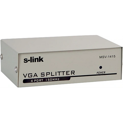 S-link Msv-1415 1pc-4 Vga 150mhz Monitör Çoklayıcı