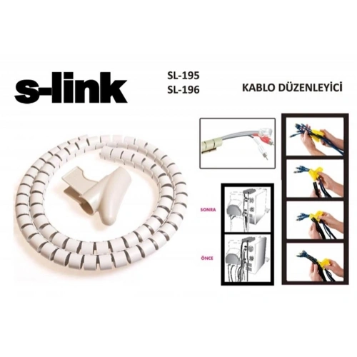 S-link Sl-195 22mm 20mt Kablo Toplayıcı