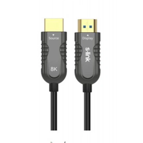 S-link Sl-hm8k070 Hdmı To Hdmı 70m V2.1 8k60 Hz 4k 120hz Fiber Kablo
