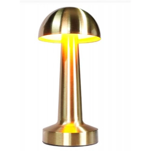 S-link Sl-m9065 Lyra 1800mah Batarya 60 Lümen Gold 3 Renk Işıklı Dokunmatik Dekoratif Masa Lambası