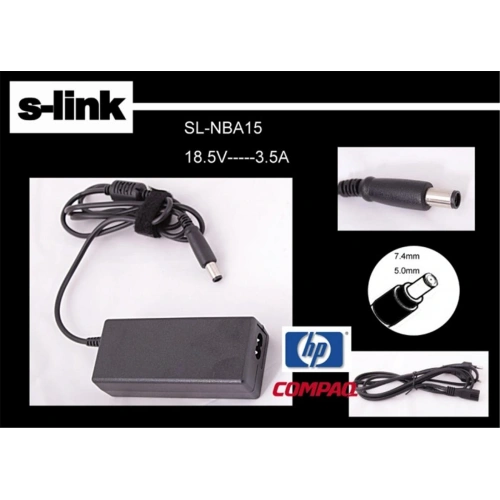S-link Sl-nba15 18.5v 3.5a 7.4-5.0 Notebook Adaptör