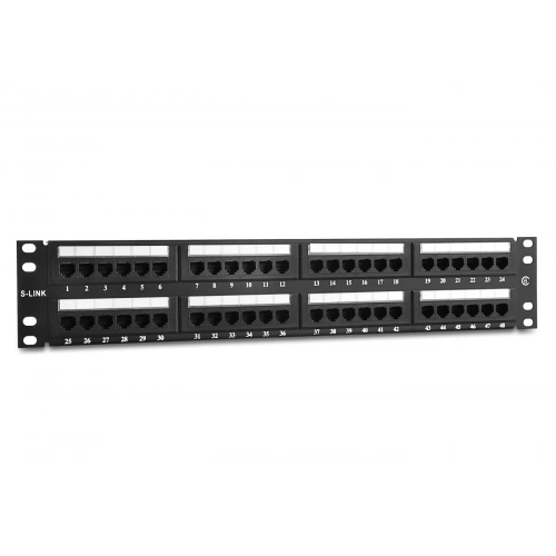 S-link  Sl-pc48 48 Port Cat5 Utp Patch Panel