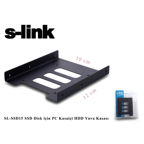 S-link Sl-ssd15 Ssd Disk İçin Pc Kasa İçi Hdd Yuva Kasası 2,5-3,5