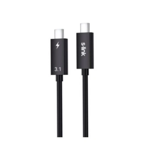 S-link Sl-tc302 Thunderbolt 3.0 2m 4k 60hz Pd100w Typec To Typec 40gbps Hızlı Data Kablosu