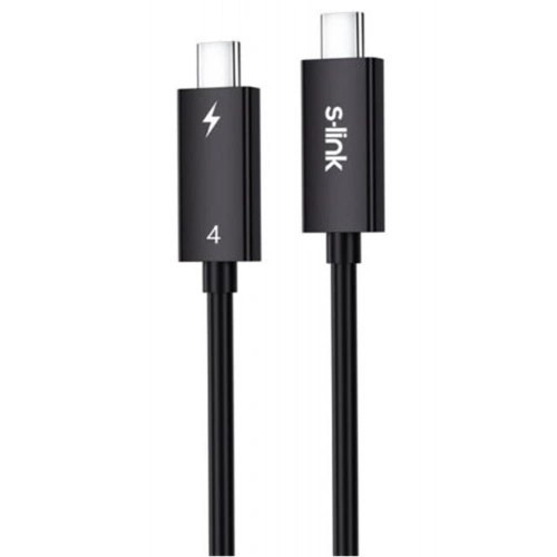 S-link Sl-tc401 Thunderbolt 4.0 1m 8k 60hz Pd100w Typec To Typec 40gbps Hızlı Data Kablosu